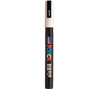 Faber-Castell uni-ball 186572 - Pennarello POSCA con punta tonda fine, beige