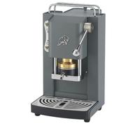 FABER COFFEE MACHINES | 3.0 PRO ESSENTIAL | Macchina Caffè ESE 44mm Compatta con, Tanica in Vetro, Portacialda Estraibile e Pressacialda Ottone Regolabile (Gray Daytona, CROMO)