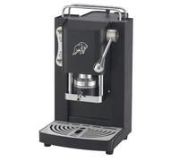 FABER COFFEE MACHINES | 3.0 PRO ESSENTIAL | Macchina Caffè ESE 44mm Compatta con, Tanica in Vetro, Portacialda Estraibile e Pressacialda Ottone Regolabile (Black, CROMO)
