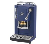FABER COFFEE MACHINES | 3.0 PRO ESSENTIAL | Macchina Caffè ESE 44mm Compatta con, Tanica in Vetro, Portacialda Estraibile e Pressacialda Ottone Regolabile (Navy Blue, CROMO)