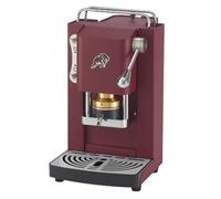 FABER COFFEE MACHINES | 3.0 PRO ESSENTIAL | Macchina Caffè ESE 44mm Compatta con, Tanica in Vetro, Portacialda Estraibile e Pressacialda Ottone Regolabile (Cherry Red, CROMO)