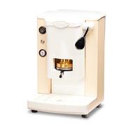 FABER COFFEE MACHINES | Modello Piccola Slot | Macchina caffe a cialde ese 44mm | Colore Avorio plastiche Bianco | Pressacialda in ottone