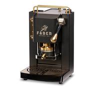 FABER COFFEE MACHINES | Modello Pro Mini Deluxe | Macchina caffe a cialde ese 44mm | | Pressacialda in ottone regolabile (MAT BLACK)
