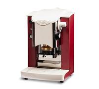 FABER COFFEE MACHINES | Modello Slot Inox | Macchina caffe a cialde ese 44mm | Pressacialda in ottone regolabile (BORBOGNA | BIANCO)