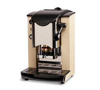 FABER COFFEE MACHINES | Modello Slot Inox | Macchina caffe a cialde ese 44mm | Pressacialda in ottone regolabile (AVORIO | NERO)