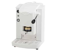 FABER COFFEE MACHINES | Modello Slot Plast | Macchina caffe a cialde ese 44mm | Colore Bianco plastiche Bianco | Pressacialda in ottone