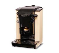FABER COFFEE MACHINES | Modello Slot Plast | Macchina caffe a cialde ese 44mm | Pressacialda in ottone regolabile (AVORIO | NERO)