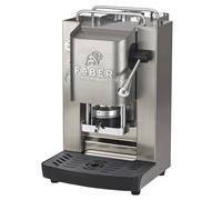 FABER COFFEE MACHINES | Pro 3.0 Inox | Macchina Caffè ESE 44mm in Acciaio con Elettrovalvola, Portacialda Estraibile e Tanica in vetro (Matt Satin)