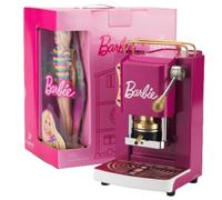 FABER COFFEE MACHINES | Pro mini deluxe | BARBIE EDITION | Macchina caffe a cialde ese 44mm | Pressacialda in ottone | con Bambola