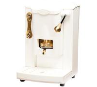 Faber Coffee Piccola Slot - Macchina da Caffé a Cialde 15 Bar colore Bianco/Ottone - NSMPBIABASOTT