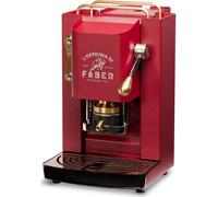 FABER MACCHINA DA CAFFE' A CIALDE PRO DELUXE ROSSO CHERRY**SPEDIZIONE IMMEDIATA**
