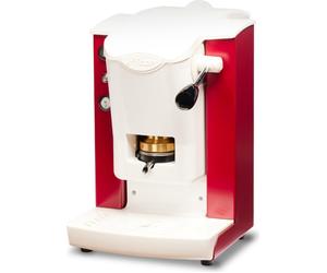 Faber Coffee Slot Plast - Macchina Caffè a Cialde Espresso colore Bianco/Borgogna - SPBORBBAS