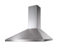 Faber Cappa Cucina Aspirante a Parete Larghezza 90 cm Profondità 47 cm colore Acciaio - 320.0557.532 EGEA PLUS XA90