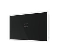 FABER Cappa a Parete, 80 cm, Vetro / Nero - GLAM FIT BK 80