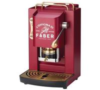 FABER - Macchina da Caff Espresso Semi automatica Pro Deluxe Potenza 500 Watt Colore Rosso Ciliegia