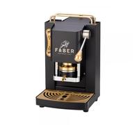 Faber MACCHINA DA CAFFE' A CIALDE MINI DELUXE PRO BLACK OTTONE 8059513692556