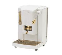 Faber Piccola Slot Brass Edition Macchina Per Caffe Con Pressacialda In Ottone Telaio In Metallo Con Elementi Dorati Bianco E Frontale In Policarbonato Bianco