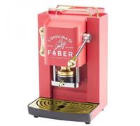 FABER MACCHINA DA CAFFE' A CIALDE PRO DELUXE ROSSO CHERRY**SPEDIZIONE IMMEDIATA**