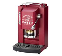 Faber MACCHINA DA CAFFE' A CIALDE PRO DELUXE CHERRY RED CROMATO 8059513691436