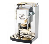 Faber Coffee Pro Total Inox - Macchina Caffé a Cialde Pompa a 15 Bar in Acciaio colore Inox/Ottone - PROINOXDELUXEBA