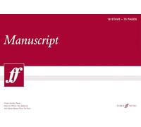 Faber Music A3 Manuscript Pad (75 page, 18 stave, white paper)