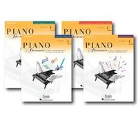 Faber Piano Adventures Level 4 Learning Library Pack Four Book Set - Lesson, Theory, Performance, and Technique & Artistry Books
