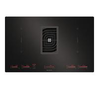 Faber Piano cottura a induzione con cappa integrata GALILEO BK GLASS NG A830 340.0594.624 in vetroceramica nero da 83 cm