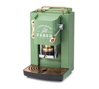 FABER PRO DELUXE VERDE ACIDO - MACCHINA PER CAFFE'' - PRESSACIALDA IN OTTONE - E