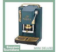 Faber Pro MINI Deluxe | Macchina caffè a cialde Ese 44mm con pressacialda Ottone