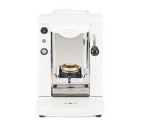 FABER SLOT INOX - MACCHINA PER CAFFE CON PRESSACIALDA IN OTTONE - TELAIO IN METALLO BIANCO E FRONTALE IN ACCIAIO
