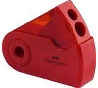 FaberCastell 6933256608048 - Temperamatite doppio, colore: Rosso/Blu
