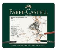 Set metallo Faber Castell Monochrome belle arti medium conf. 21 elementi - 11297