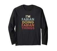 Fabian Name Fabian Personalized Name First Given Maglia a Manica