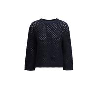 Fabiana Filippi Black Fleece Wool Sweatshirt - IT46|XL
