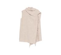 Fabiana Filippi - Cape con Frange - - Jackets - Donna - Beige - ONE SIZE