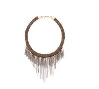 Fabiana Filippi - Collana con strass - - Accessories - Donna - Marrone - ONE SIZE