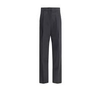 Fabiana Filippi Gray Fleece Wool Casual Pants - IT40 | M