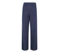Fabiana Filippi - Pantaloni in cotone e lino con micro paillettes - - Trousers - Donna - Blu - 2XS