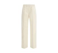 Fabiana Filippi - Pantaloni in Gabardine di Cotone - - Trousers - Donna - Beige - XS