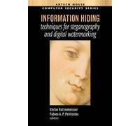 Fabien Petitcolas (Candi Information Hiding Techniques for St (Copertina rigida)