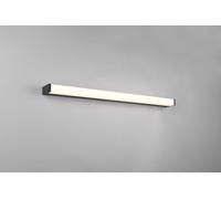 FABIO H2O APPLIQUE LED 12W 1400lm, 3000K NERO IP44 L. 80CM DIMMERABILE