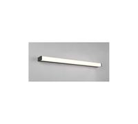 FABIO LAMPADA DA SPECCHIO IN METALLO NERO O CROMO IP44 LED 12W LUCE 3000K LARGHEZZA CM 80