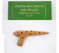 Fabio Menaglio Budrio Ocarina da Concerto DO1 in terracotta cromatica a 10 fori
