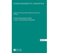 Fabio Mollica Konstruktionsgrammatik in Den Romanischen Sprac (Copertina rigida)