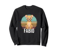 Fabio - Nome Ragazzo Simpatico con Leone Carino Felpa