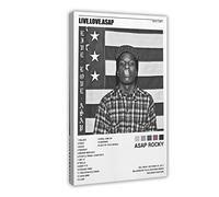 FABIVA ASAP Rocky Poster Live Love ASAP Poster su tela, decorazione camera da letto, decorazione per ufficio, decorazione regalo, 20 x 30 cm