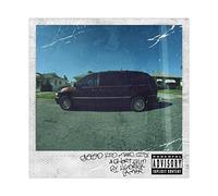FABIVA Kendrick Lamar Poster Good Kid Maad City Tracklist Poster su tela, decorazione artistica da parete, per soggiorno, camera da letto, 30 x 30 cm