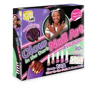 FabLab FL112 Kit di pittura per nail art fosforescente e neon con adesivi