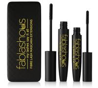 Fablashous - Set di 2 mascara 3D ispessimento e allungamento in fibra di tè verde naturale, set da 1 unità