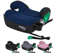 FableKids Seggiolino Auto Bambini Isofix ECE R129/03 | Rehausser con Cintura 3 Punti e Portabicchieri | Per Bambini 125-150 cm Fino a 5 Anni | Blu